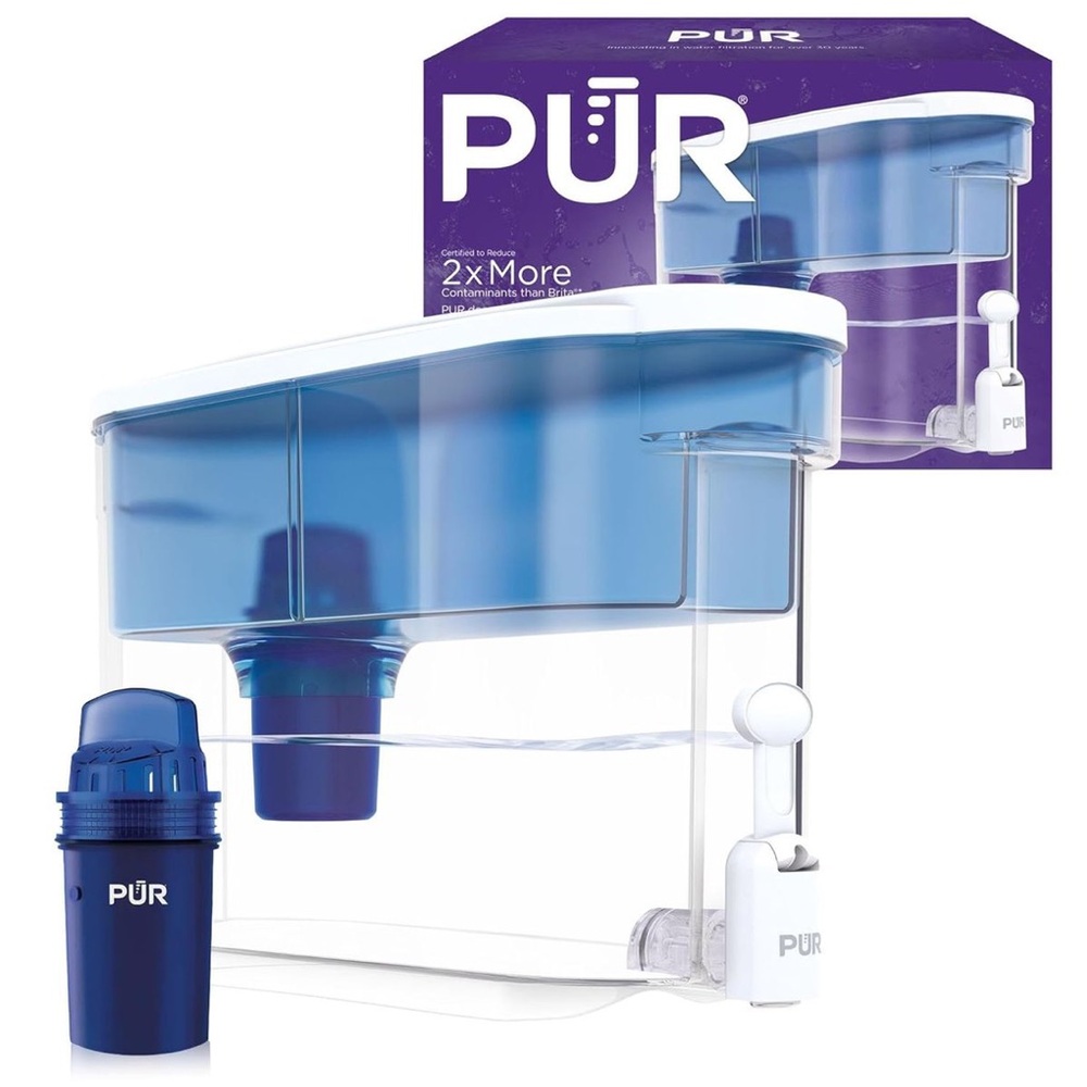 PUR 30-Cup 2-in-1 Filtration Dispenser Classic Blue NEW IN BOX